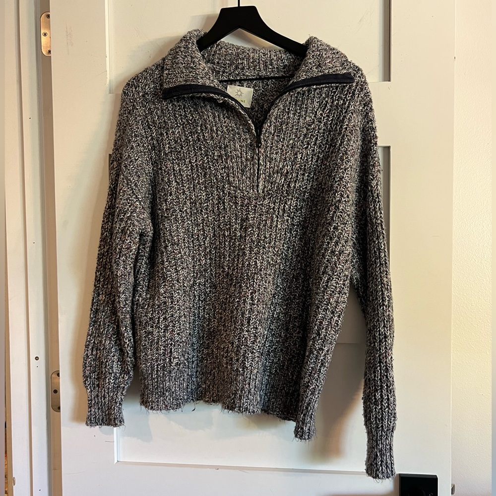 Knit Half Zip Sweater